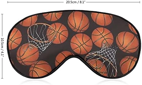 Баскетболно Спортна Маска за Очи с Регулируема Каишка за Мъже и Жени Нощен Сън Пътен Сън