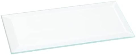 Правоъгълник Plymor от прозрачен скошенного стъкло е 3 мм, 2 инча x 4 инча (опаковка от 12 броя)