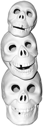 Skull-O-Stack Възпламени Черепа - Начертайте своя Собствен Керамични Сувенири За Хелоуин