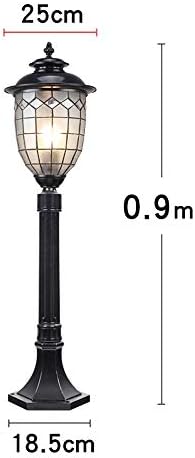 IIFAS Модерни LED поддържан осветителни тела с висок стълб, Градински Уличен Фенер в Европейски Стил, Уличен лампа в традиционен стил,