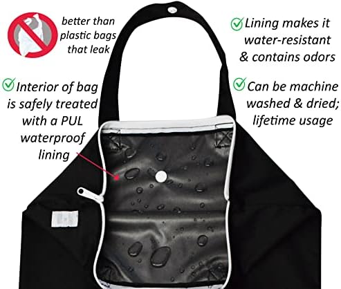 Влажна чанта за мама и бебе за бебе и трико, Устойчив на вода и Миризмата на Мокри и Сухи Чанти за Памперси, Мокри чанта за Филтър Памперси,