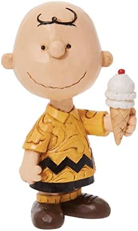 Энеско Джим Shore Фъстъци Мини Чарли Браун с Фигура от Сладолед, 3 Инча