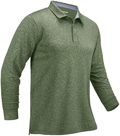 Мъжки Ризи с къси ръкави за голф MAGCOMSEN с дълъг ръкав И яка, Ежедневни Спортни Ризи бързо съхнещи