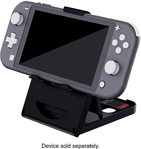 Insignia - Компактна Пътна поставка за Nintendo Switch и Switch Lite - Черен (NS-GNSMPS)
