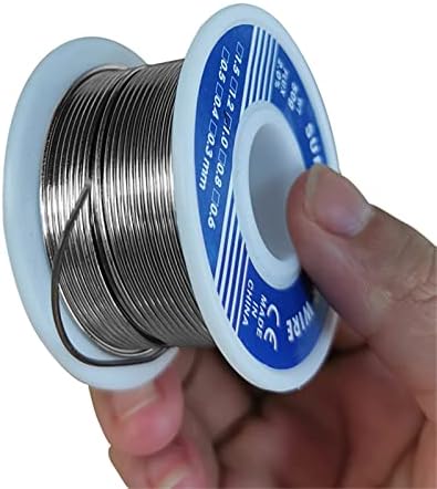 HUIEU 20/50/100g,0.8 mm 1.0 mm tin Rosin cored Solder Тел, Used for Electrical Repair, IC Repair проволка за заваряване (Color :