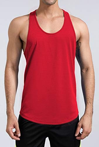 Мъжки 1 ~ 3 Опаковки Y-Образна Риза за тренировка на мускулите на Гърба, Мрежест Топ Без Ръкави, Фитнес Тренировка, на Хладно Сухо