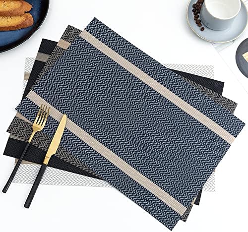 Комплект кърпички Rukulin от 4 Подложки за хранене, защищающих повърхност от прегряване и петна, Миещи Винилови постелки за масата за хранене