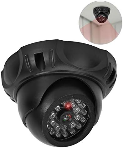 Куполна Имитативната Камера за Сигурност, Монитор с Червената Мига led подсветка за вътрешен / Външен употреба за дома и Бизнеса