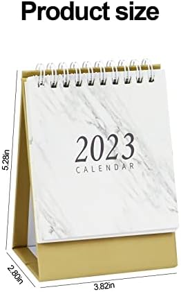 Настолен Календар 2023 gift2023 Настолен Календар Мрамор Дизайн Хартия Модерен Бизнес Настолен Малък Настолен Календар