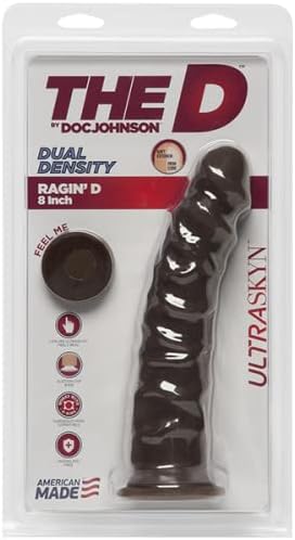Doc Johnson The D - Ragin' D - 8 - Ультраскин, Шоколад, 1 порция