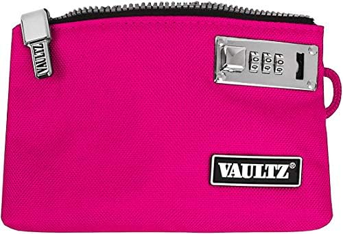 Чанта за пари Vaultz с ключалка - 5 x 8 инча, Мъжки и женски Аксесоари за съхранение на пари, банкови депозити, в Чантата, лекарства, телефон