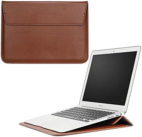 13,3-инчов тънък защитен калъф за лаптоп от изкуствена кожа, чанта със стойка, подходящ за ултра-тънък лаптоп на HP, Lenovo, Asus