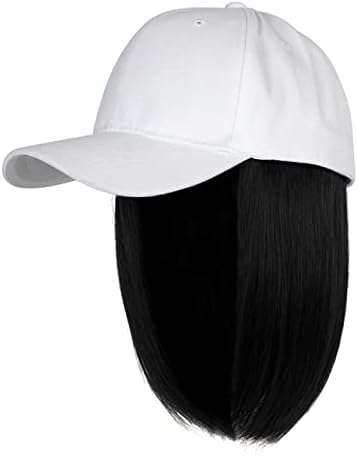 Бейзболна шапка с наращенными коса Директен къса прическа Боб Регулируема, подвижна перука Туристически шапки за мъже