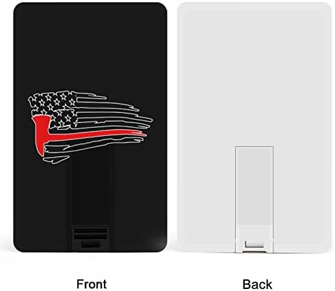 Пожарникар Червена Линия Американски Флаг Кредитна Карта, USB Флаш памети Персонализирана Карта с памет Ключови Корпоративни Подаръци и рекламни
