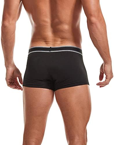 Мъжки Къси Панталони-Боксерки, Мъжки Модни Гащи, Панталони, Секси Гащи С Подворотом, Бельо, Мъжки Боксерки