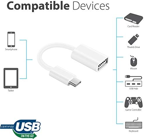Адаптер за USB OTG-C 3.0 е обратно Съвместим с вашия LG 49WL95C-ние за бързи, надеждни за използване на мултифункционални функции, като