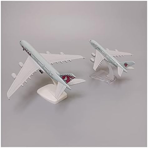 Модели на самолети 16 см, 20 см, Подходящи за Air, Qatar Airways A380 Модел самолет Qatar Airbus 380 Авиационна Molded модел самолет Подарък
