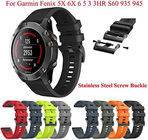 Силиконови каишки за часовници IENYU 22-26 мм Quickfit за Garmin Fenix 7 7x7s Easyfit на китката, wristlets