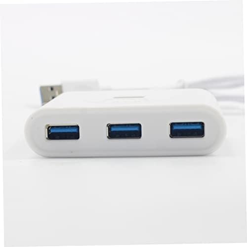 SOLUSTRE USB hub USB-хъб с бял цвят за с портове за пренос на Данни, Компютърен Порт Джобно Разширяване на Высокопортовый Hub хранене
