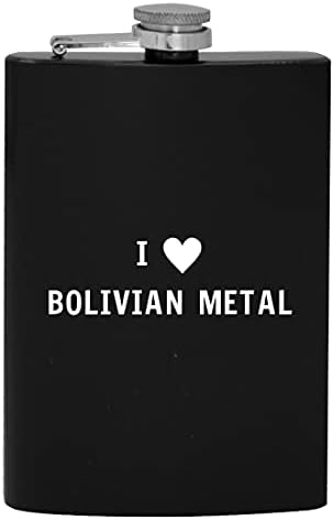 Аз с цялото си сърце обичам боливийскую метална фляжку за алкохол на 8 унции