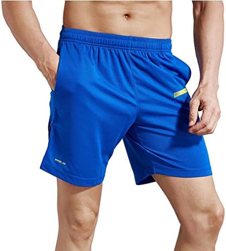 Xiami Leyuan Размерът на САЩ Мъжки Спортни Шорти за бягане в Салона Active Dry Fit Окото Спортни къси Панталони с Джобове