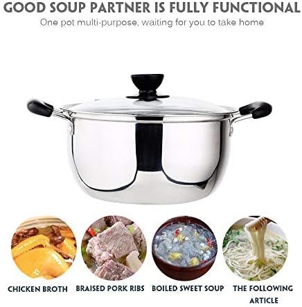 XWOZYDR Тенджера от Неръждаема стомана, Тенджера за супа, Тиган за накисване на млечни продукти и Юфка в Домашни Условия, Кухненски съдове