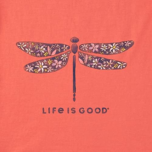 Life is Good Тениска Wildflower Dragon с дълъг ръкав Crusher-Lite™ С качулка