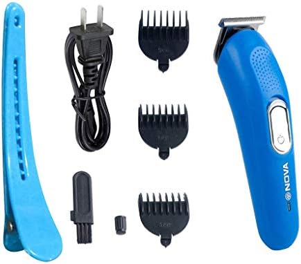 GuangYuan Тъпо Машинки за стригане 3 фризьорски бръснач комплекти за Машинки за подстригване машинка за подстригване комплект (син)