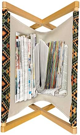 Foldout Tribal Титуляр за списания и книги, Абстрактни Геометрични Фигури-Триъгълници в коледно дърво, на Върха на Стрели, Декори Подови