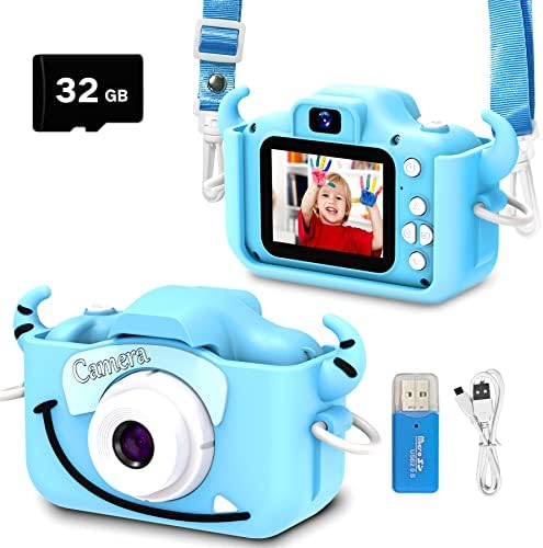 Детска селфи-камера goopow, Коледни Подаръци за Рожден Ден за момчета 3-9 години, Цифрови Видеокамери с Висока Разделителна