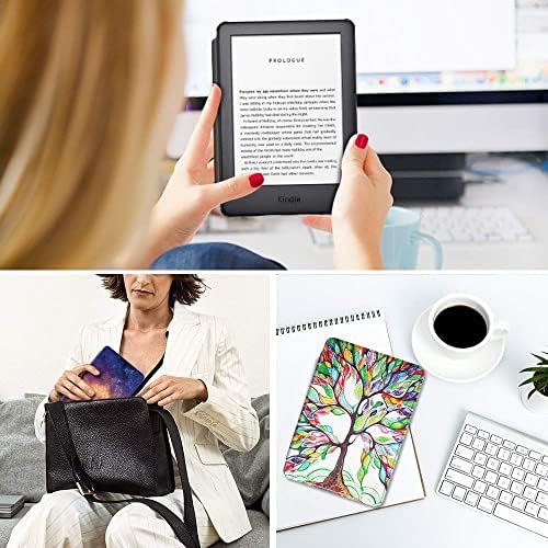 Калъф за 6,8 Kindle Paperwhite (11-то поколение-2021) и Kindle Paperwhite Signature Edition, Лек калъф с функция за автоматично
