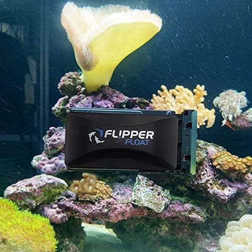 FL!PPER Flipper Cleaner Float - 2-в-1 Плаващ Магнитен Пречистване на стъкло за вашия Аквариум - Скрубер и Стъргало Инструменти за почистване