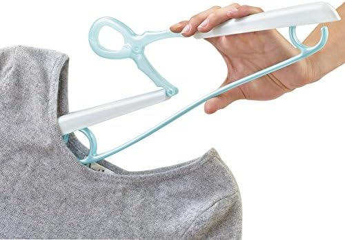 YUMUO, широка прибиращ се пластмасов ветрозащитная закачалка за дрехи с подплата през рамо, предотвращающая сушене на дрехи,