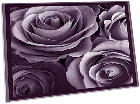 Триизмерен Едър план Мечтательного букет лилаво рози Приглушенного лавандула цвят - Настолни подложки (dpd-29817-1)