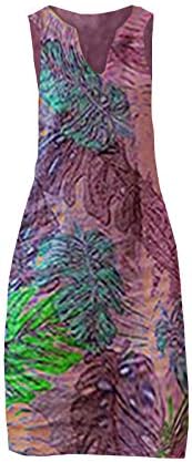 Женствена рокля-риза iQKA с флорални принтом, лятно ежедневното свободно мини рокля с дължина до коляното, с дълъг /къс ръкав, тениска в ретро стил с графичен дизайн, р