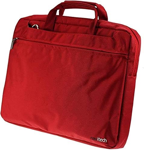 Водоустойчива чанта Navitech Red Sleek - Съвместим с таблетен RCA Juno 10 10,1