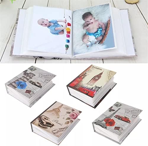 EYHLKM 100 Джобове за снимки, Фото албум с вложки за снимки Калъф-за награда Memory (Цвят: Color 1, Размер: 16,5 x 12,5 x 5 cm)