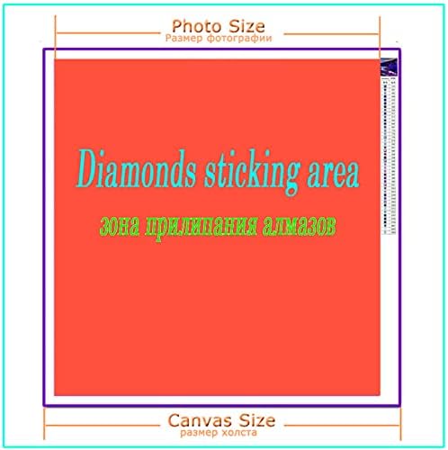 Диамантена Живопис Планински Дървета Diamond Изкуство за възрастни, САМО 5D Диамантени Точки Комплекти 12x36 инча/30x90 см
