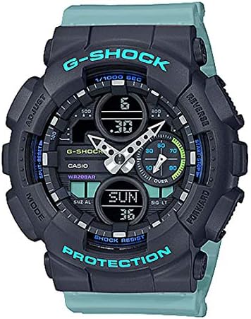 Дамски часовник Casio G-Shock серията S със синя каишка от смола GMAS140-2A