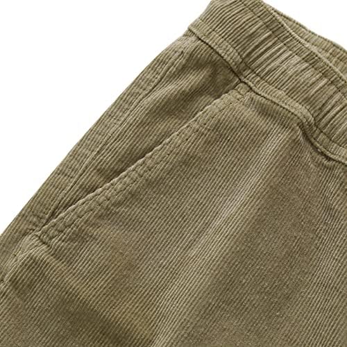 Мъжки Вельветовые Ежедневни панталони JEANIR с Еластичен колан и Удобни джобове