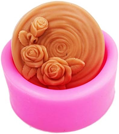 Форма за сапун Ripple Rose Занаятите Art Силиконова Форма за Сапун Форми за бродерия САМ Формата за ръчно изработени сапуни