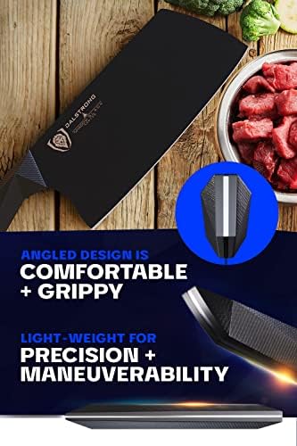 Нож за рязане на месо Dalstrong - 7-инчов - Серията Shadow Black - Покритие от черен титанов нитрид - Высокоуглеродистая