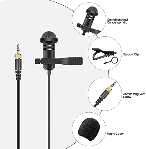 Петличный микрофон, Съвместим с комплекта Rode Wireless Bodypack Transmitter - TX/Wireless GO II/RODELINK, Ненасочено Кондензаторен