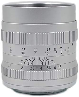 Ръчно Основния обектив HUABAN 50mm F1.4, с голяма бленда за Беззеркальной фотоапарат с прикрепен Four Thirds M43