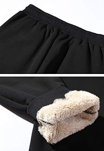 Мъжки Спортни Панталони Flygo на лигавицата на шерпи, Топли Зимни Спортни Панталони отвътре