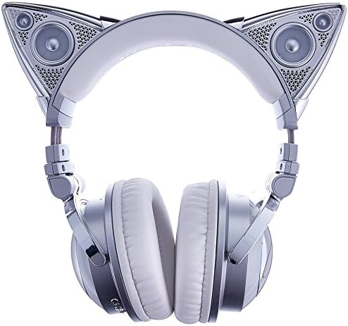 Brookstone Лимитирана серия Безжични слушалки Ariana Grande с Кошачьими уши Brookstone с външен високоговорител, микрофон