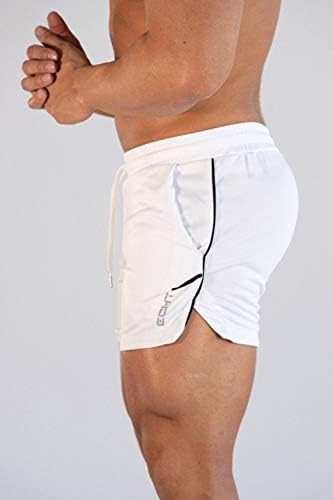 Мъжки къси панталони за бодибилдинг sandbank 5 за занимания във фитнес залата, Къса, бързо съхнещи Шорти за Активно Бягане