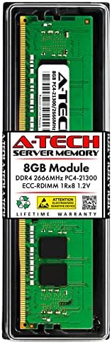 Подмяна на памет A-Tech обем 8 GB Kingston KTH-PL426S8/8G|DDR4 2666 Mhz PC4-21300 1Rx8 1.2 V ECC Регистриран Сървърен модул памет