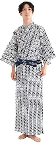 Мъжки японски спа-юката KYOETSU и комплект халати за Рекана (юката / Стринг / Оби)