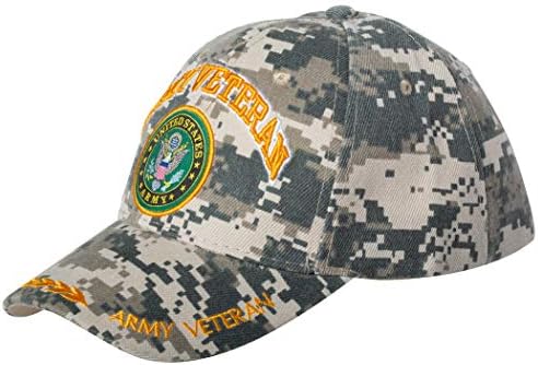 Официално Лицензирана бейзболна шапка с бродерия на Ветеран от Армията на Съединените Щати
